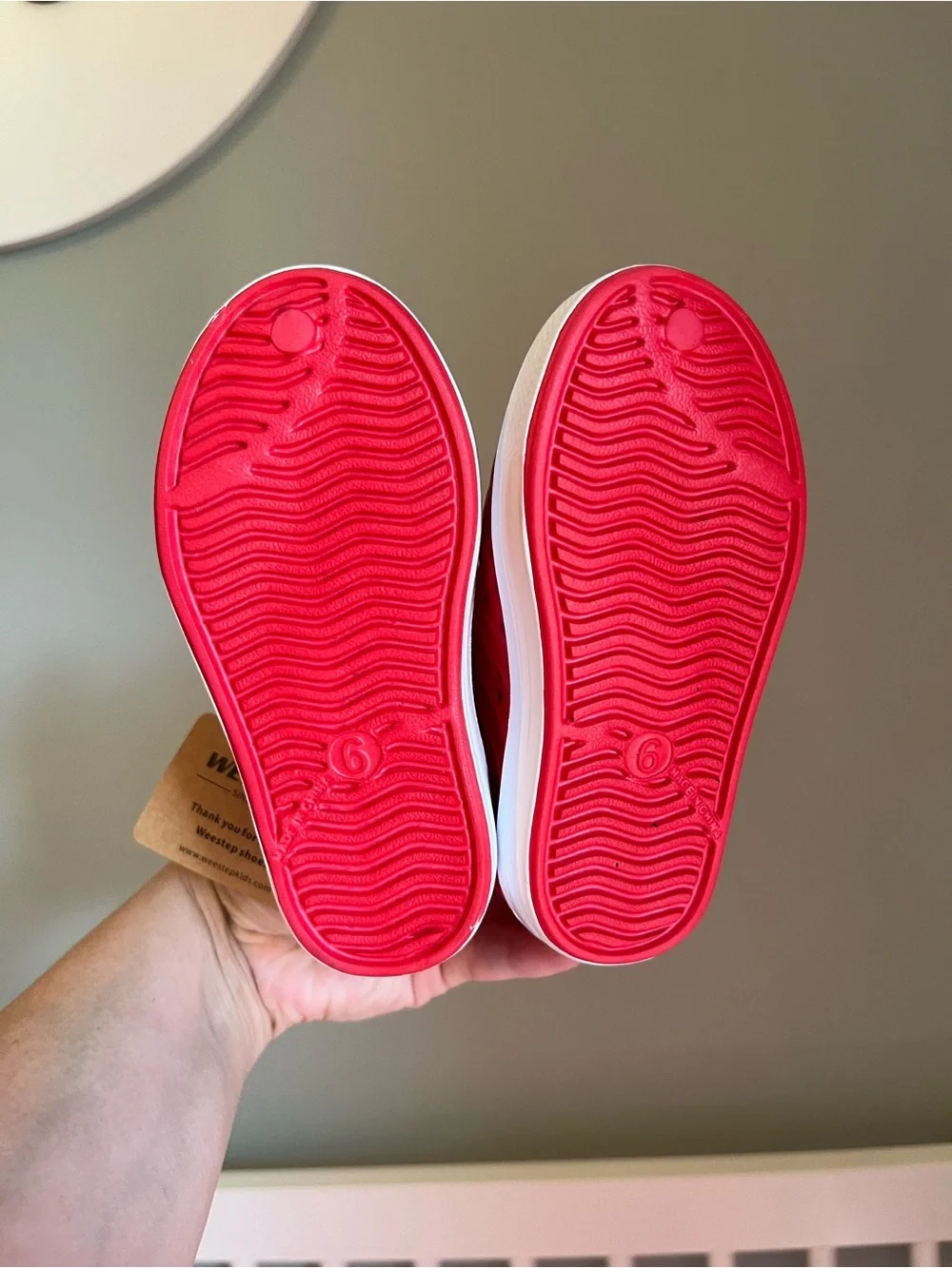 Weestep Red Slip-On Shoes Size 6 – NWT